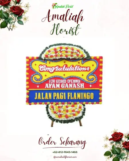 Sewa Papan Bunga Tanah Hitam